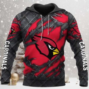 Arizona Cardinals Black Metal 2026 Official Hoodie