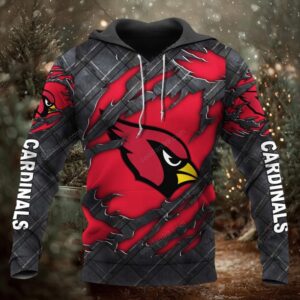 Arizona Cardinals Black Metal 2026 Official Hoodie