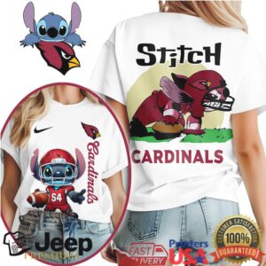 Arizona Cardinals NFL Stitch Charging 3D Shirt