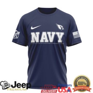 Arizona Cardinals Official NFL Navy Veteran 3D Shirt Arizona Cardinals Official NFL Navy Veteran 3D Shirt