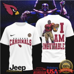 Arizona Cardinals Thanos I Am Inevitable T Shirt