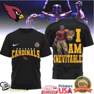 Arizona Cardinals Thanos I Am Inevitable T Shirt