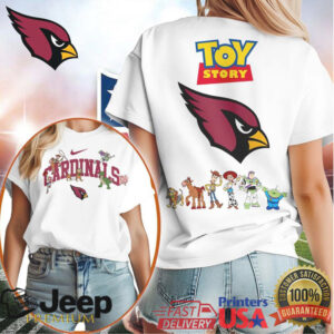 Arizona Cardinals Toy Story Woody & Buzz Football Shirt Arizona Cardinals Toy Story Woody & Buzz Football Shirt