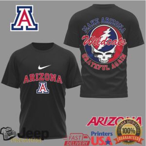 Arizona Wildcats Official NCAA Grateful Game Day 3D Shirt Arizona Wildcats Official NCAA Grateful Game Day 3D Shirt