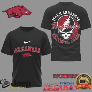 Arkansas Razorbacks Official NCAA Grateful Game Day 3D Shirt