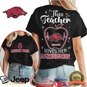 Arkansas Razorbacks Official Teacher Appreciation Month Women's Shirt