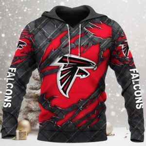 Atlanta Falcons Black Metal 2026 Official Hoodie
