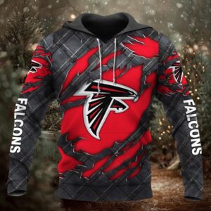 Atlanta Falcons Black Metal 2026 Official Hoodie