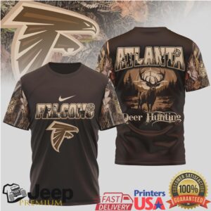 Atlanta Falcons Deer Hunting Camo Tshirt