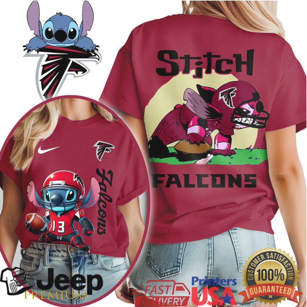 Atlanta Falcons NFL Stitch Charging 3D Shirt Atlanta Falcons NFL Stitch Charging 3D Shirt