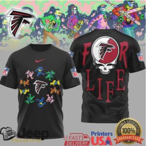 Atlanta Falcons Official NFL Grateful Dead For Life 3D Shirt Atlanta Falcons Official NFL Grateful Dead For Life 3D Shirt
