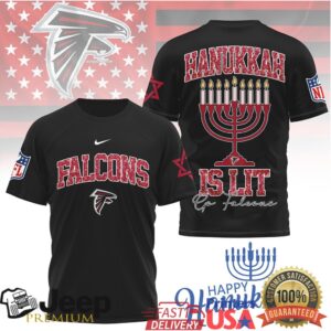 Atlanta Falcons Official NFL Happy Hanukkah 3D Shirt Atlanta Falcons Official NFL Happy Hanukkah 3D Shirt