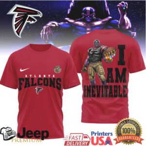Atlanta Falcons Thanos I Am Inevitable T Shirt