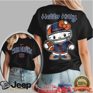 Auburn Tigers Official NCAA Hello Kitty Women’s Shirt Auburn Tigers Official NCAA Hello Kitty Women’s Shirt