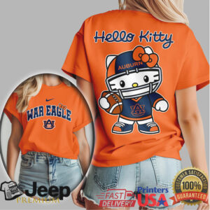 Auburn Tigers Official NCAA Hello Kitty Women's Shirt