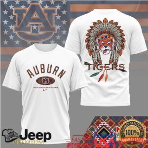 Auburn Tigers Official NCAA Native American Heritage Month 3D Shirt