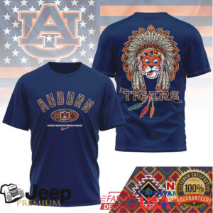 Auburn Tigers Official NCAA Native American Heritage Month 3D Shirt