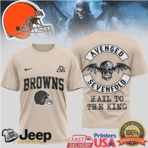 Avenged Sevenfold x Cleveland Browns Hail To The King T Shirt