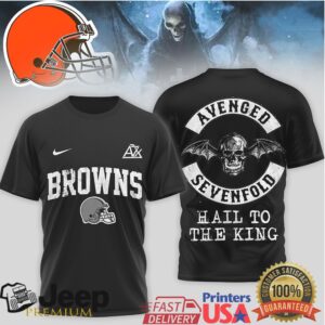 Avenged Sevenfold x Cleveland Browns Hail To The King T Shirt