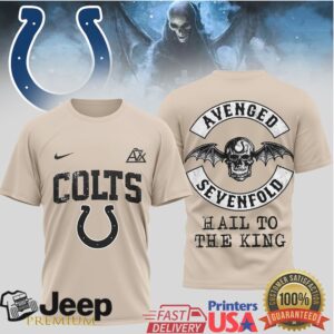 Avenged Sevenfold x Indianapolis Colts Hail To The King T Shirt