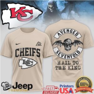 Avenged Sevenfold x Kansas City Chiefs Hail To The King T Shirt