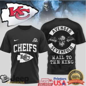 Avenged Sevenfold x Kansas City Chiefs Hail To The King T Shirt