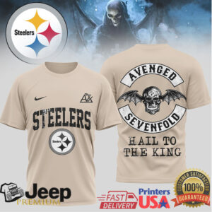 Avenged Sevenfold x Pittsburgh Steelers Hail To The King T Shirt Avenged Sevenfold x Pittsburgh Steelers Hail To The King T Shirt