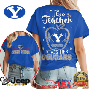 BYU Cougars Official Teacher Appreciation Month Women's Shirt
