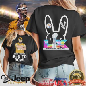 Bad Bunny Benito Bowl Pittsburgh Steelers Super Bowl Lx Shirt