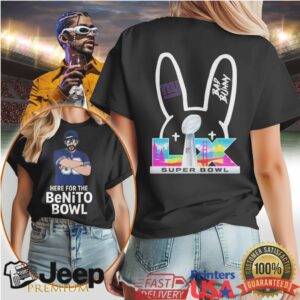 Bad Bunny New York Giants Super Bowl Lix Benito Bowl Tshirt