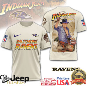 Baltimore Ravens Indiana Jones Mashup T Shirt Baltimore Ravens Indiana Jones Mashup T Shirt