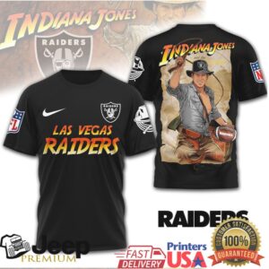 Baltimore Ravens Las Vegas Raiders Indiana Jones Nfl Mashup Shirt