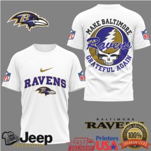 Baltimore Ravens “Make Baltimore Grateful Again” Steal Your Face T Shirt
