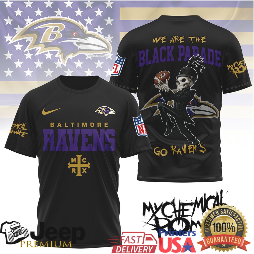 Baltimore Ravens My Chemical Romance Black Parade T Shirt Baltimore Ravens My Chemical Romance Black Parade T Shirt
