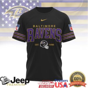 Baltimore Ravens Official NFL Heritage 3D Shirt Baltimore Ravens Official NFL Heritage 3D Shirt