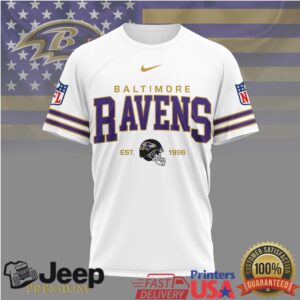 Baltimore Ravens Official NFL Heritage 3D Shirt