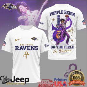 Baltimore Ravens Purple Reign Prince Legacy Collection T Shirt