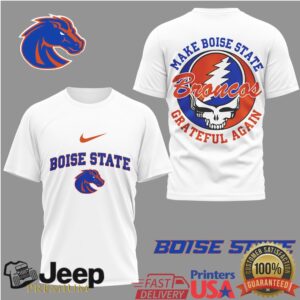 Boise State Broncos Official NCAA Grateful Game Day 3D Shirt