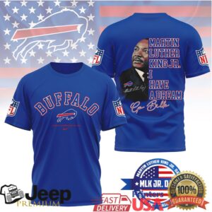 Bufalo BillsOfficial NFL Martin Luther King JR. Day 3D Shirt