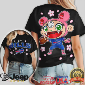 Buffalo Bills Anime Girl Murakami Flower Tshirt Buffalo Bills Anime Girl Murakami Flower Tshirt