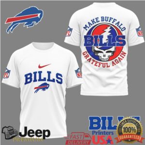 Buffalo Bills Grateful Dead “Make Buffalo Grateful Again” T Shirt