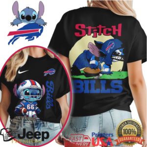 Buffalo Bills NFL Stitch Charging 3D Shirt