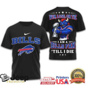 Buffalo Bills Official NFL Football Fan Till I Die 3D Shirt Buffalo Bills Official NFL Football Fan Till I Die 3D Shirt