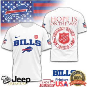 Buffalo Bills Salvation Army “Hope Is On The Way” T Shirt