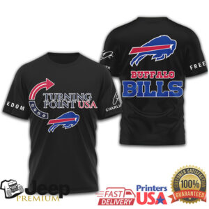 Buffalo Bills Turning Point USA Freedom T Shirt Buffalo Bills Turning Point USA Freedom T Shirt