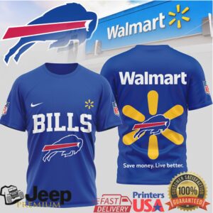 Buffalo Bills x Walmart “Save Money Live Better” Athletic Tee