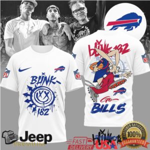 Buffalo BillsOfficial NFL Blink 182 3D Shirt