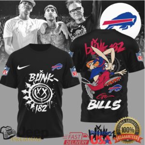 Buffalo BillsOfficial NFL Blink 182 3D Shirt
