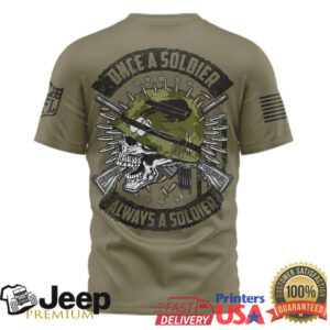Buffalo BillsOfficial NFL Once A Soldier Always A Soldier 3D Shirt Buffalo BillsOfficial NFL Once A Soldier Always A Soldier 3D Shirt