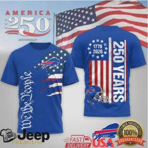 Buffalo BillsOfficial NFL We The People USA 250th Anniversary T shirt